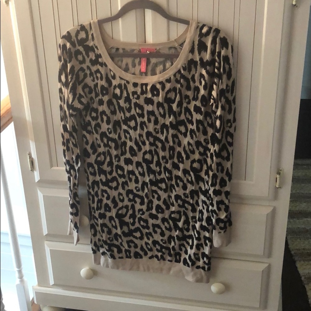 Leopard 🐆Print Sweater Dress